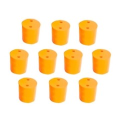 TAPON EN CAUCHO 2P INF 21 SUP 24 L 28 MM CH0314H/2H PAQ 10UNID