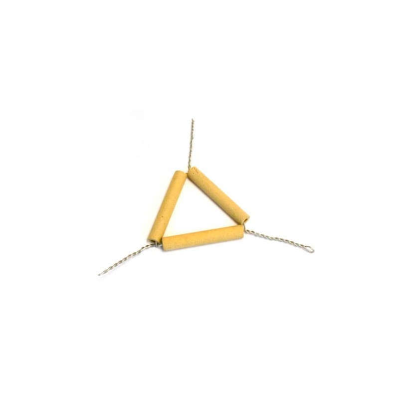 TRIANGULO 6CM EN PORCELANA CH0530B