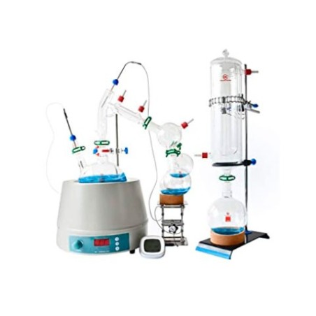 EQUIPO DE DESTILACION TRAYECTORIA CORTA 2000 ML