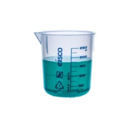 VASO 50ML PLASTICO ESCALA AZUL ECH0139A