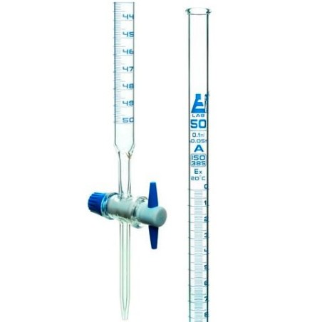 BURETA 50ML LLAVE RECTA DIN ISO 385 CLASE A CH0240C