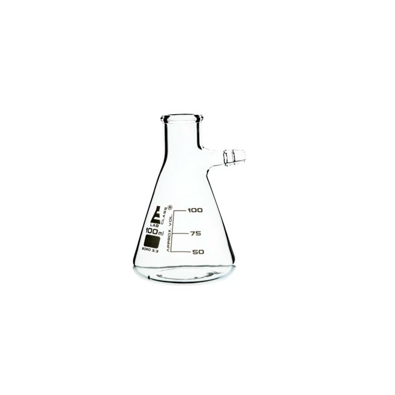MATRAZ ERLENMEYER 100ML KITASATO VIDRIO CH0420A