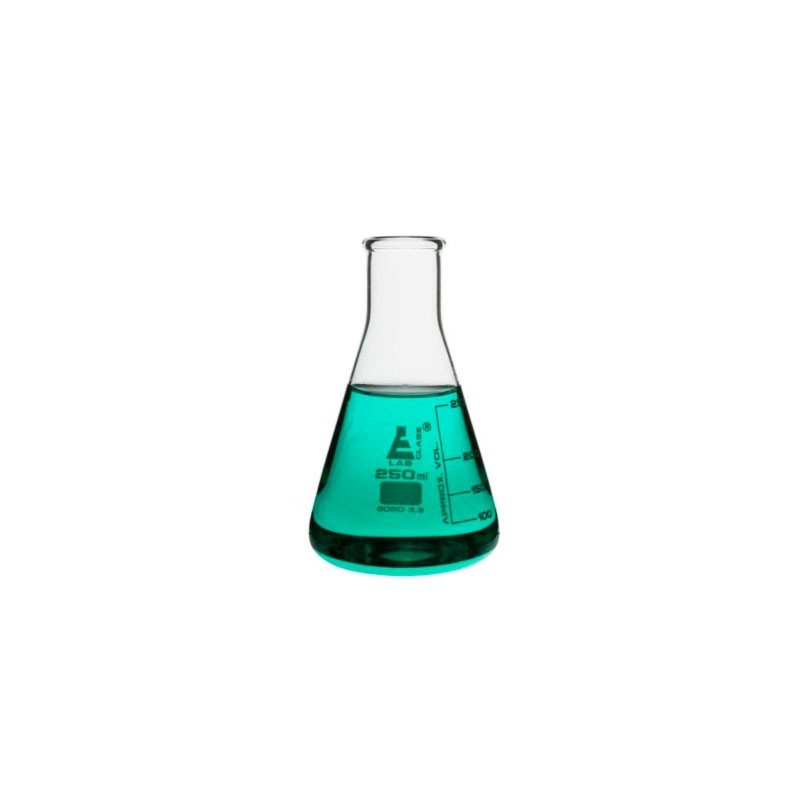 ERLENMEYER 250ML VIDRIO CH0424F