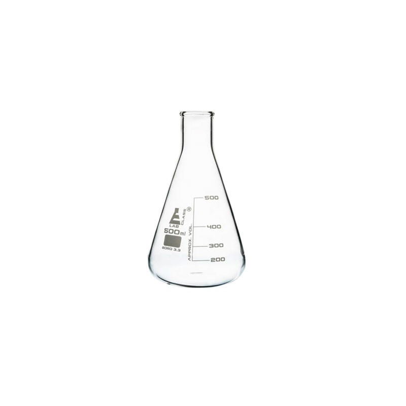MATRAZ ERLENMEYER 500ML VIDRIO CH0424G