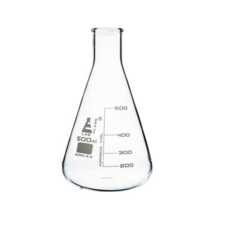 MATRAZ ERLENMEYER 500ML VIDRIO CH0424G
