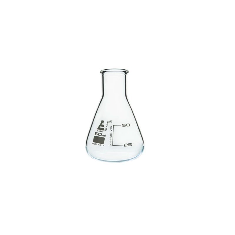 MATRAZ ERLENMEYER 50ML VIDRIO CH0424C