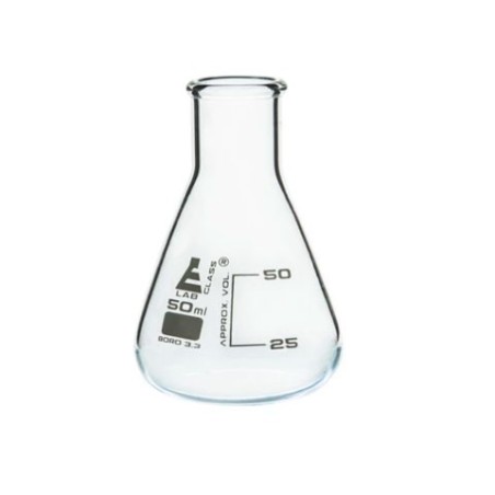 MATRAZ ERLENMEYER 50ML VIDRIO CH0424C