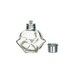 MECHERO EN VIDRIO PARA ALCOHOL 120ML CH0533