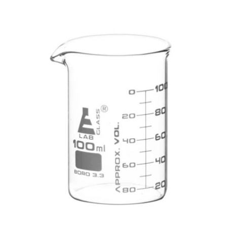 VASO PRECIPITADO ASTM-E960 100ML CH0124C