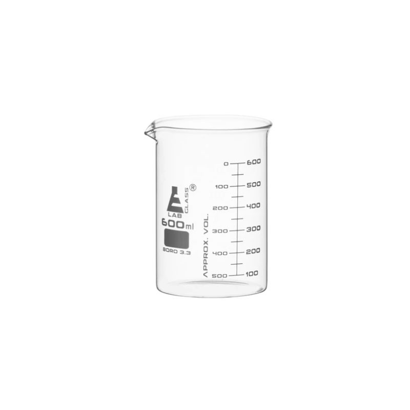 VASO PRECIPITADO ASTM-E960 600ML CH0124G