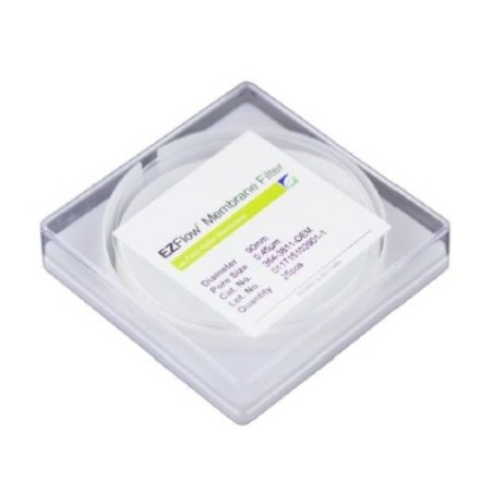 FILTROS MEMBRANA NYLON 0,22 um x 25mm DE DIAMETRO 50 UNID EZFLOW