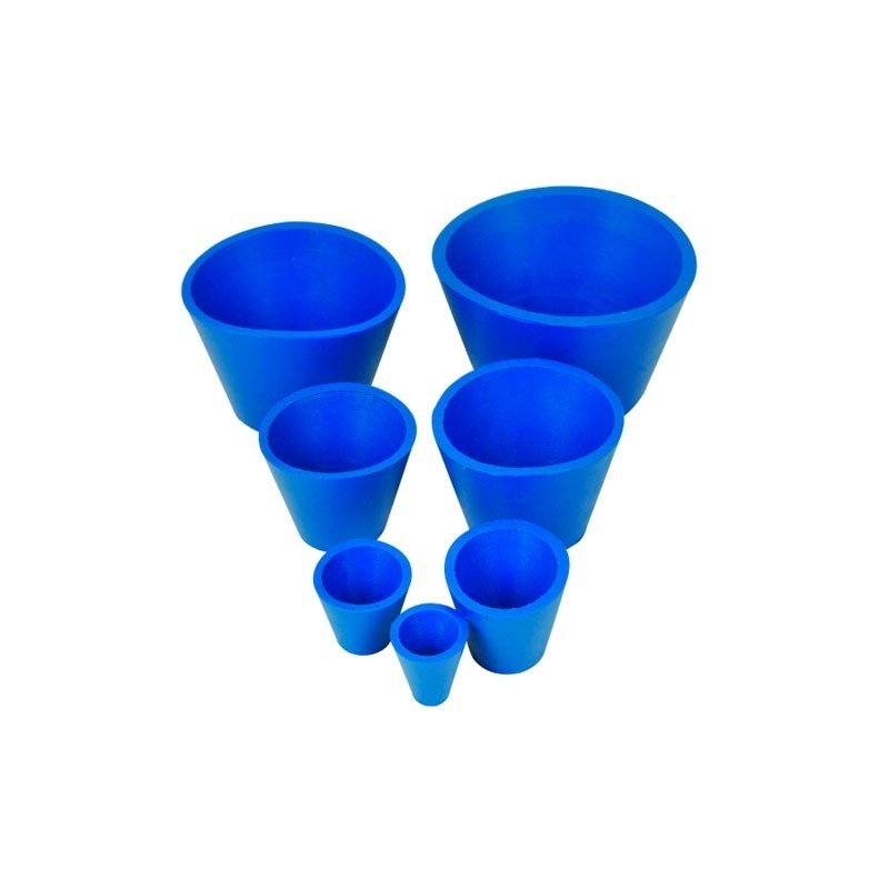 JUEGO EISCO LABS 7 CONOS DE GOMA PARA USAR CON EMBUDOS BUCHNER DE DIFERENTES TAMAÑOS