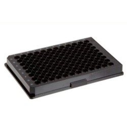 MICROPLACAS NEGRAS 96 POCILLOS ESTERILES DE 300UL