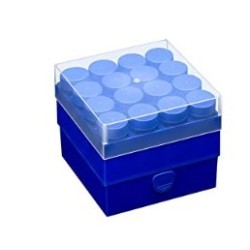 CAJA PARA TUBOS FALCON DE 50 ML, CAP16 TUBOS, POLIPROPILENO CON TAPA
